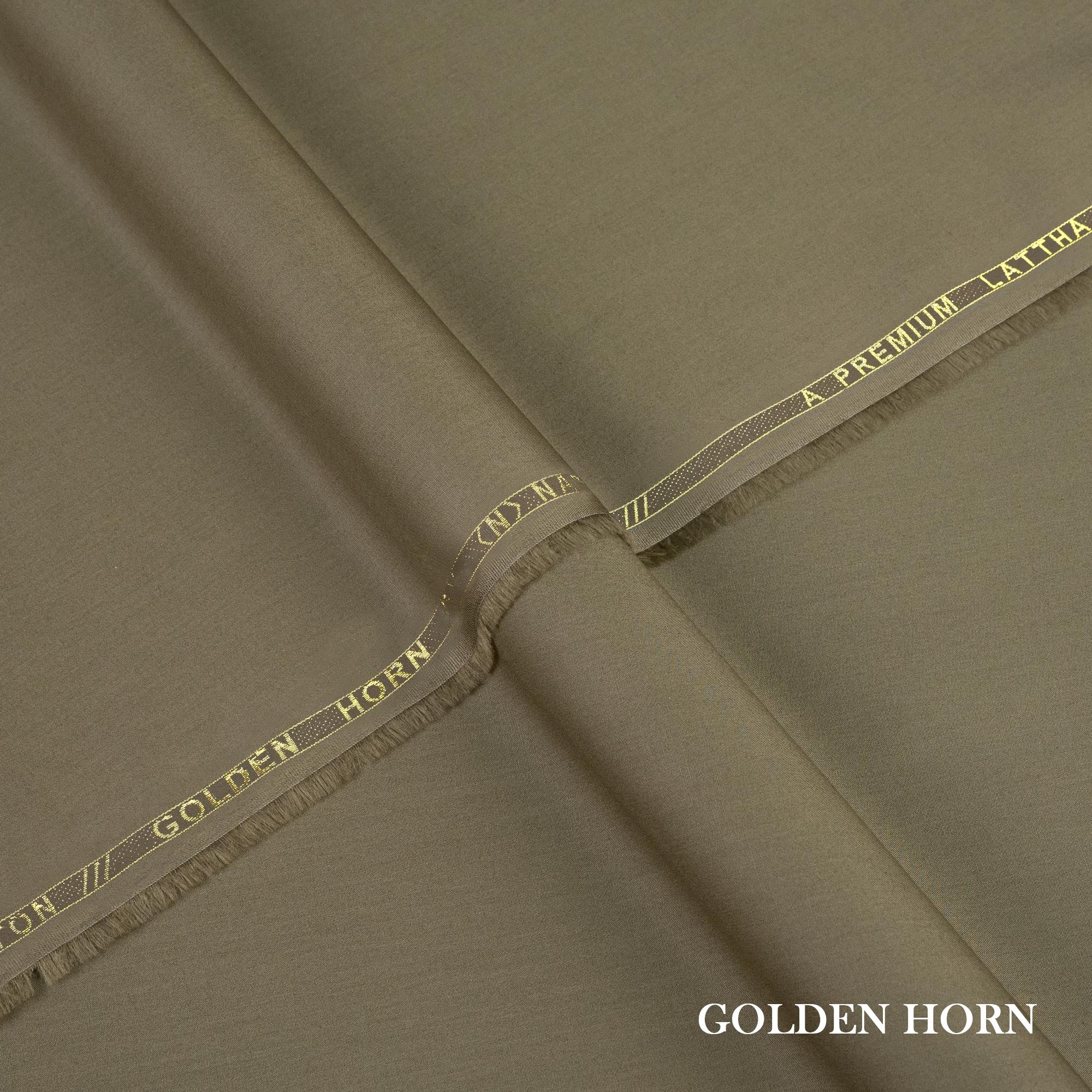 Golden Horn - 100% Superfine Latha Cotton (4.5 Mtr)