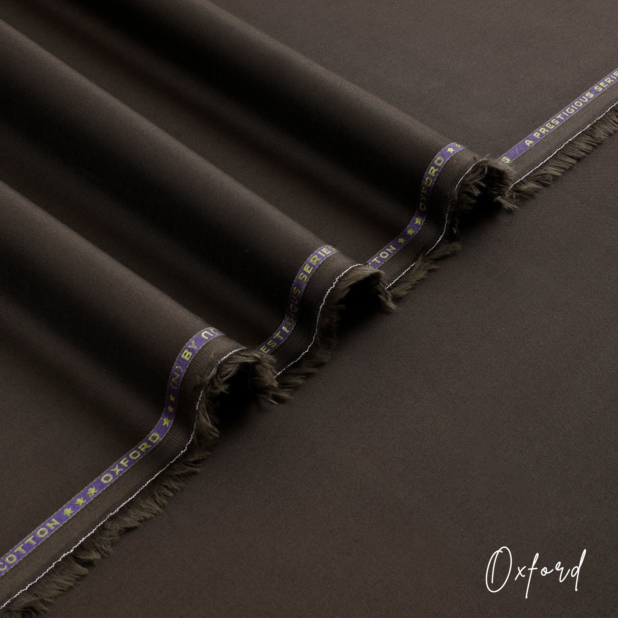 Oxford unstitched winter fabric in 100% cotton with soft touch and luxurious feel, ideal for mild to moderate winter wear.