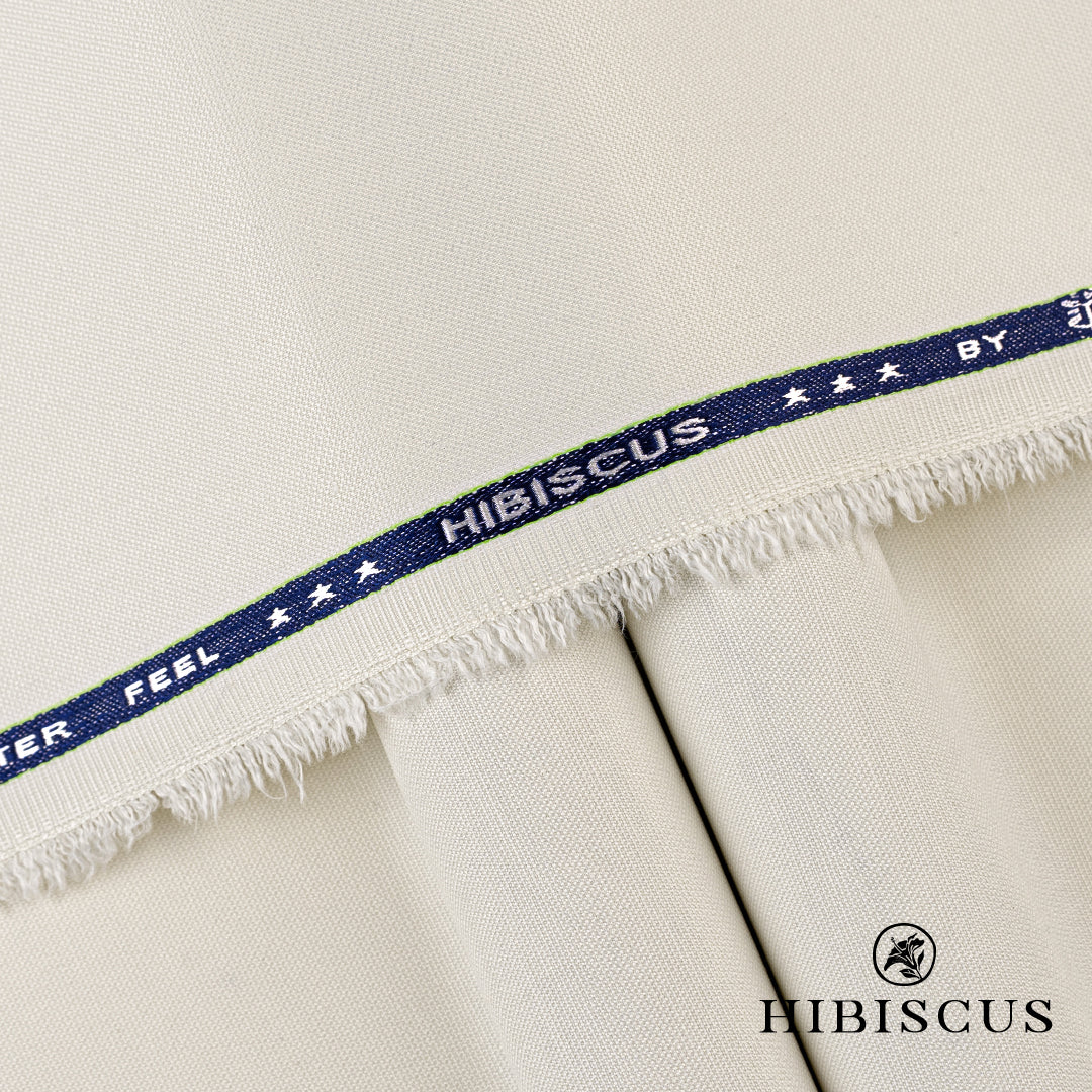 "Hibiscus unstitched winter wash & wear fabric with textured dobby weave and soft luxurious feel"