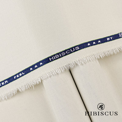 "Hibiscus unstitched winter wash & wear fabric with textured dobby weave and soft luxurious feel"
