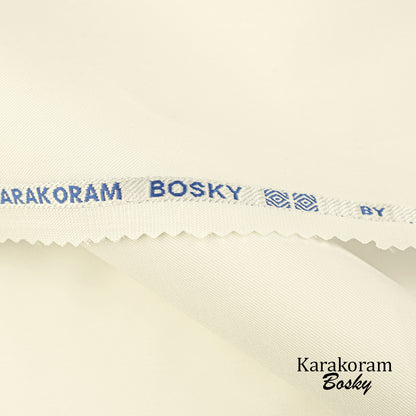 Karakoram Bosky unstitched winter wash & wear fabric with soft textured finish for party and formal wear