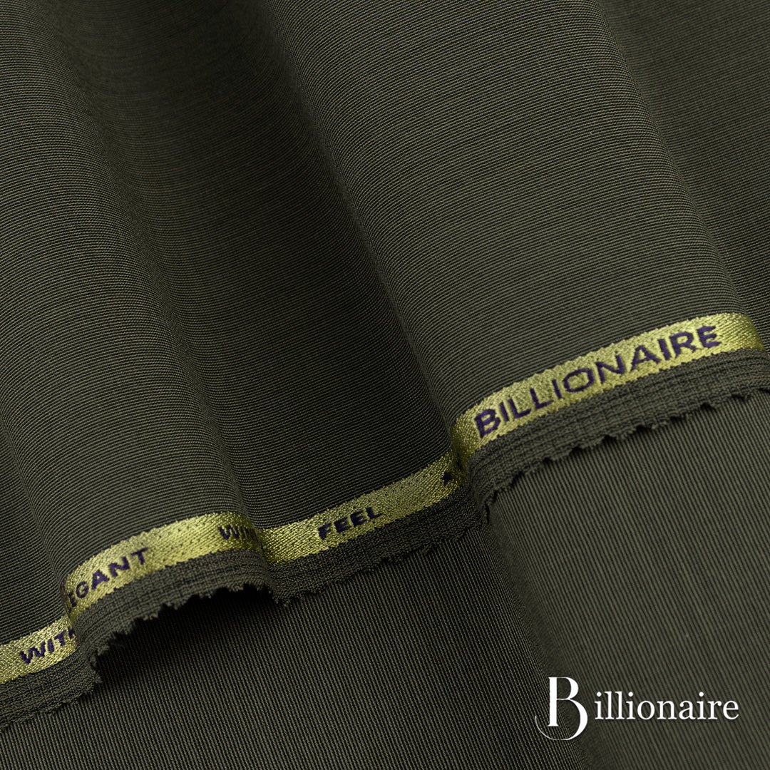 Billionaire unstitched fabric with subtle texture and lustrous finish, perfect for winter wash & wear and festive or party occasions