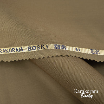 Karakoram Bosky unstitched winter wash & wear fabric with soft textured finish for party and formal wear