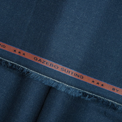 "Gazebo Suiting unstitched winter fabric with soft woolen feel by Narkin's, dark winter shades, wrinkle-free and easy-care suiting material"