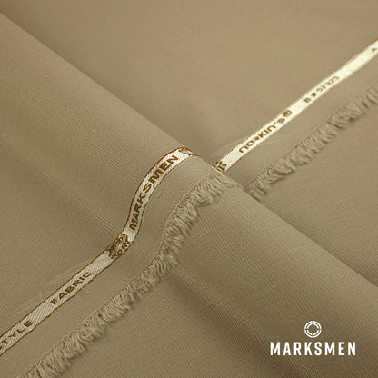 Marksmen unstitched winter wash & wear textured fabric with soft, lustrous finish and wrinkle-resistant construction.