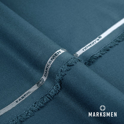 Marksmen unstitched winter wash & wear textured fabric with soft, lustrous finish and wrinkle-resistant construction.