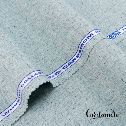Cardamom unstitched winter wash & wear fabric with soft woolen texture, woom-inspired earthy color palette, and wash & wear finish.