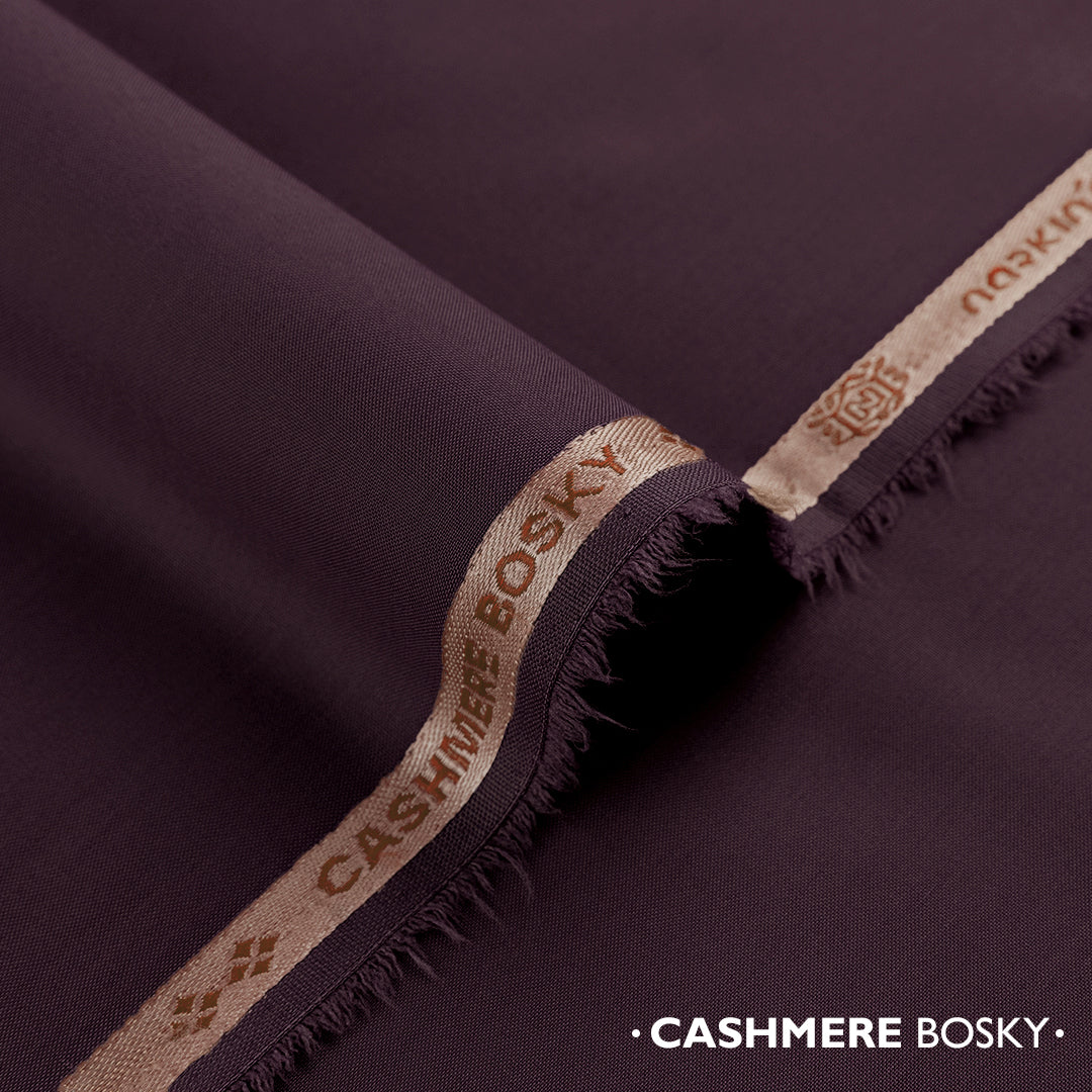 Cashmere Bosky unstitched winter wash & wear fabric with a soft Bosky feel and elegant drape.
