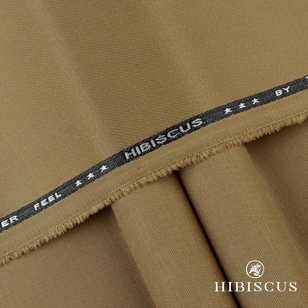 "Hibiscus unstitched winter wash & wear fabric with textured dobby weave and soft luxurious feel"
