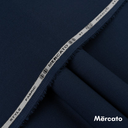Mercato unstitched winter wash & wear suiting fabric in soft twill weave by Narkin’s.