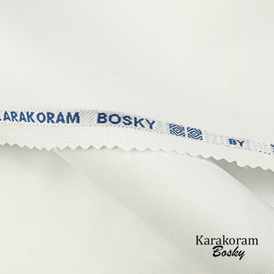 Karakoram Bosky unstitched winter wash & wear fabric with soft textured finish for party and formal wear