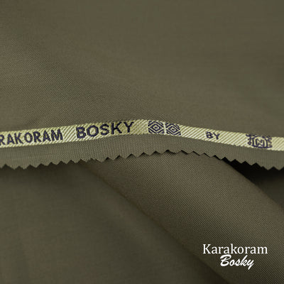 Karakoram Bosky unstitched winter wash & wear fabric with soft textured finish for party and formal wear