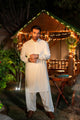 Stitched Shalwar Kameez (SWS11) Off White