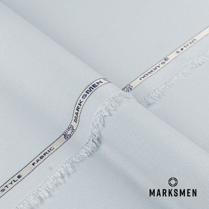 Marksmen unstitched winter wash & wear textured fabric with soft, lustrous finish and wrinkle-resistant construction.
