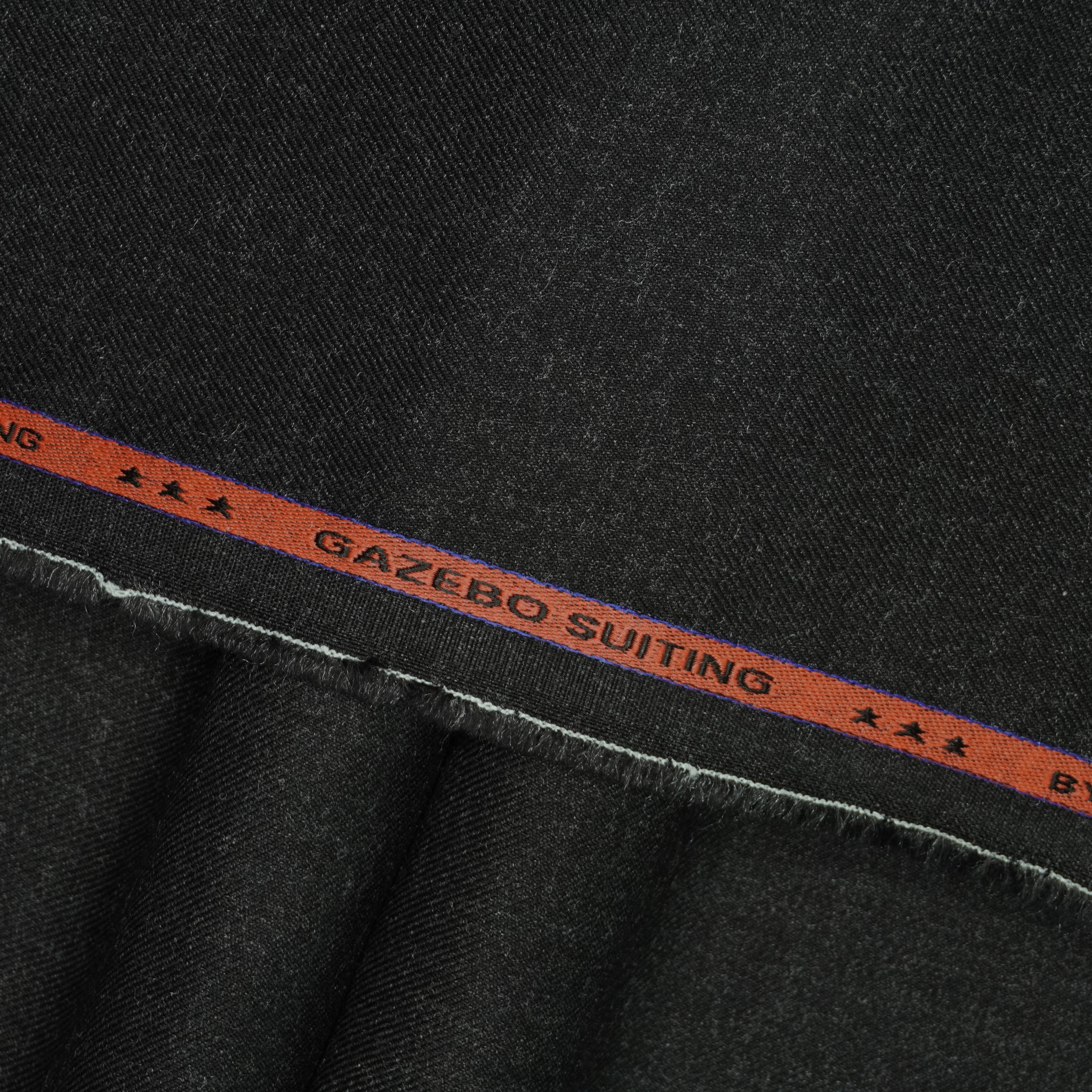 "Gazebo Suiting unstitched winter fabric with soft woolen feel by Narkin's, dark winter shades, wrinkle-free and easy-care suiting material"