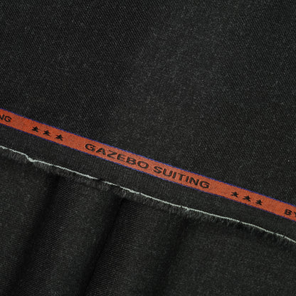 "Gazebo Suiting unstitched winter fabric with soft woolen feel by Narkin's, dark winter shades, wrinkle-free and easy-care suiting material"