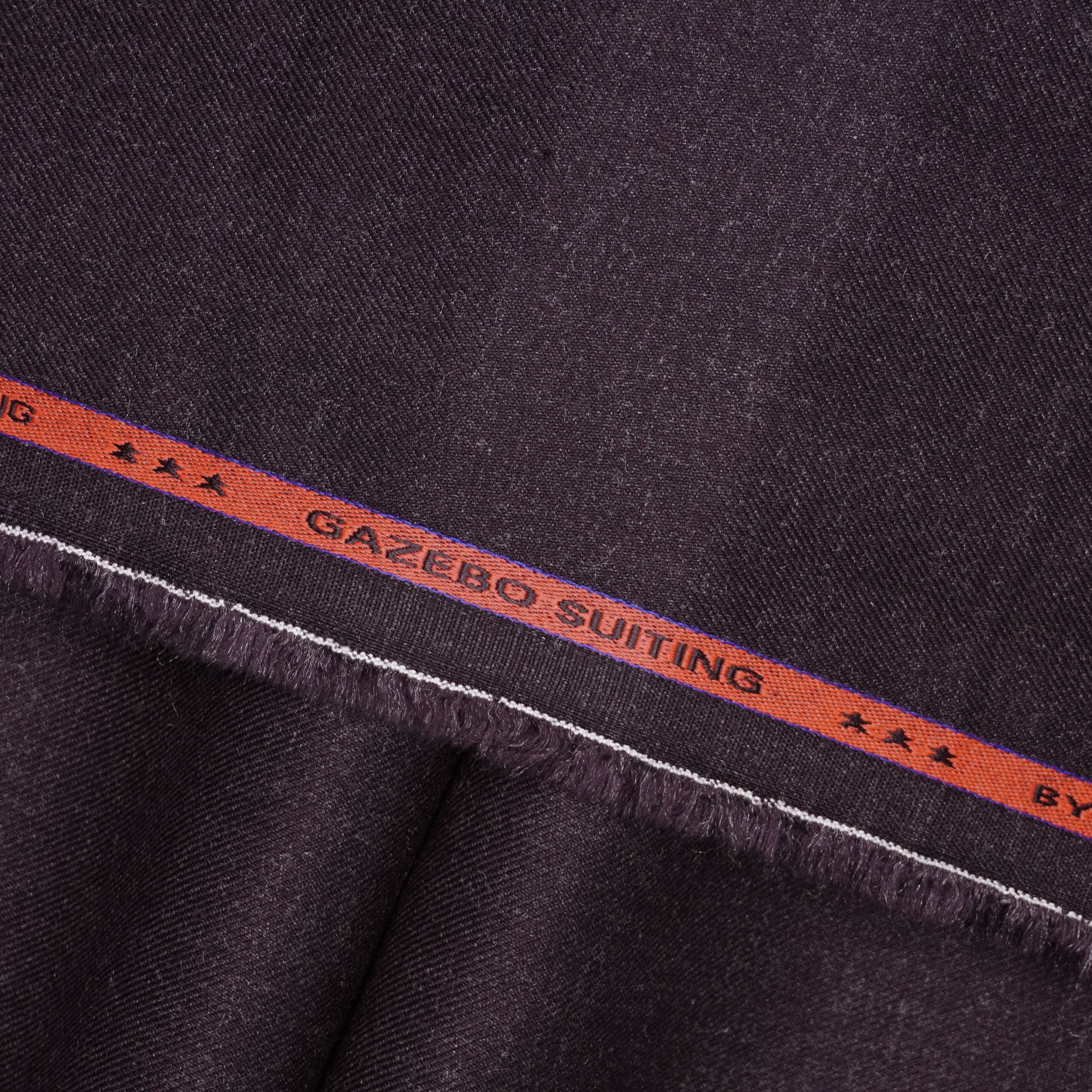 "Gazebo Suiting unstitched winter fabric with soft woolen feel by Narkin's, dark winter shades, wrinkle-free and easy-care suiting material"