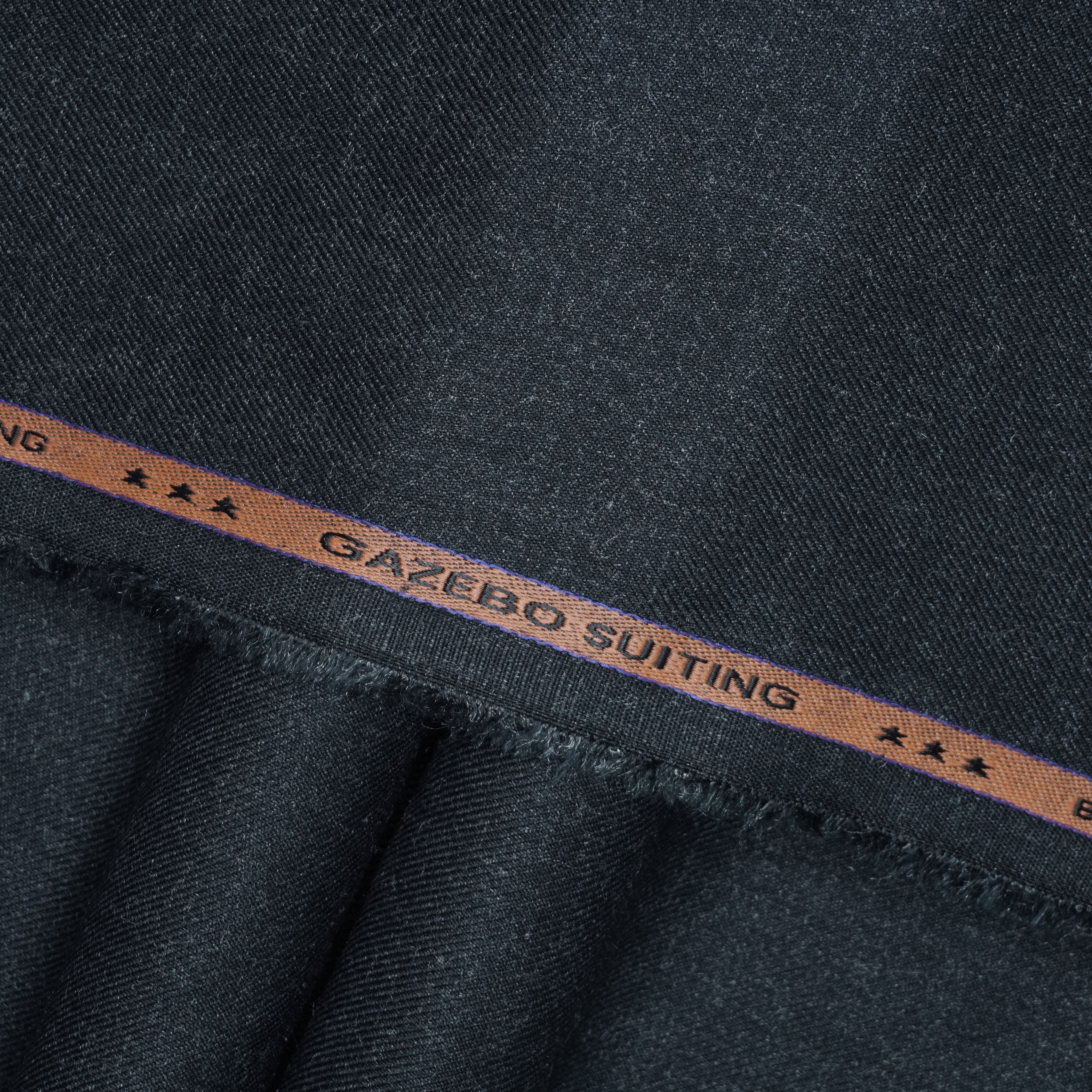 "Gazebo Suiting unstitched winter fabric with soft woolen feel by Narkin's, dark winter shades, wrinkle-free and easy-care suiting material"