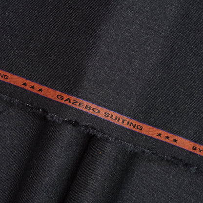 "Gazebo Suiting unstitched winter fabric with soft woolen feel by Narkin's, dark winter shades, wrinkle-free and easy-care suiting material"