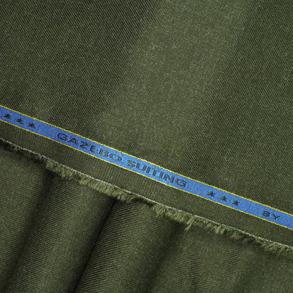 "Gazebo Suiting unstitched winter fabric with soft woolen feel by Narkin's, dark winter shades, wrinkle-free and easy-care suiting material"